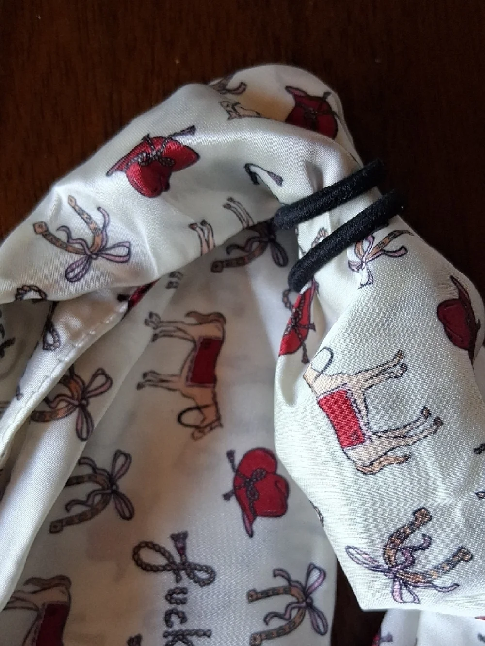 Anthropologie Hair Bandana Horse Hat Print